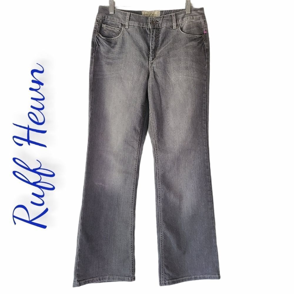 Woman's Ruff Hewn Grey Bootcut Jeans 10
